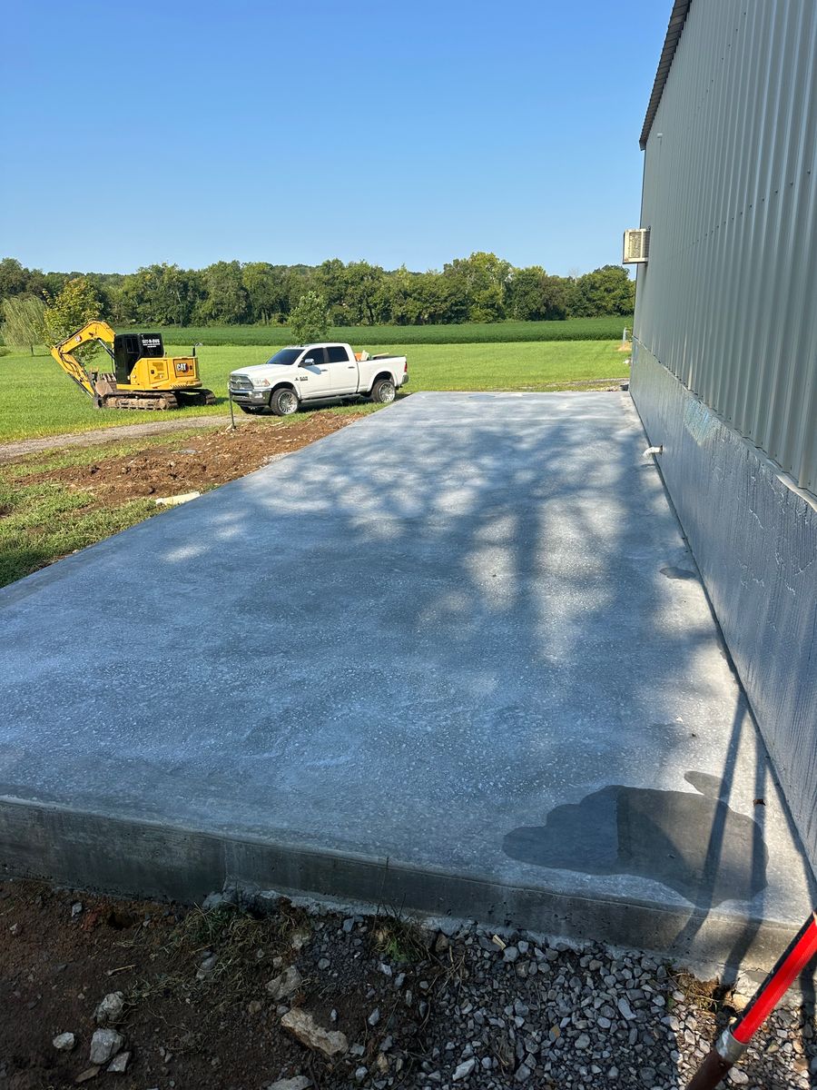 Concrete Slab Construction for Prestige Concrete in Nashville, TN