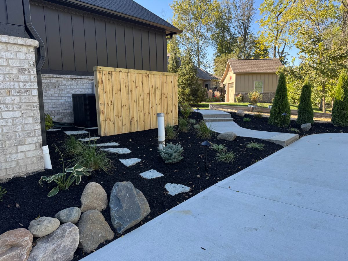 Hardscape Installation for Shaw Landscape and Design in Greenfield, IN