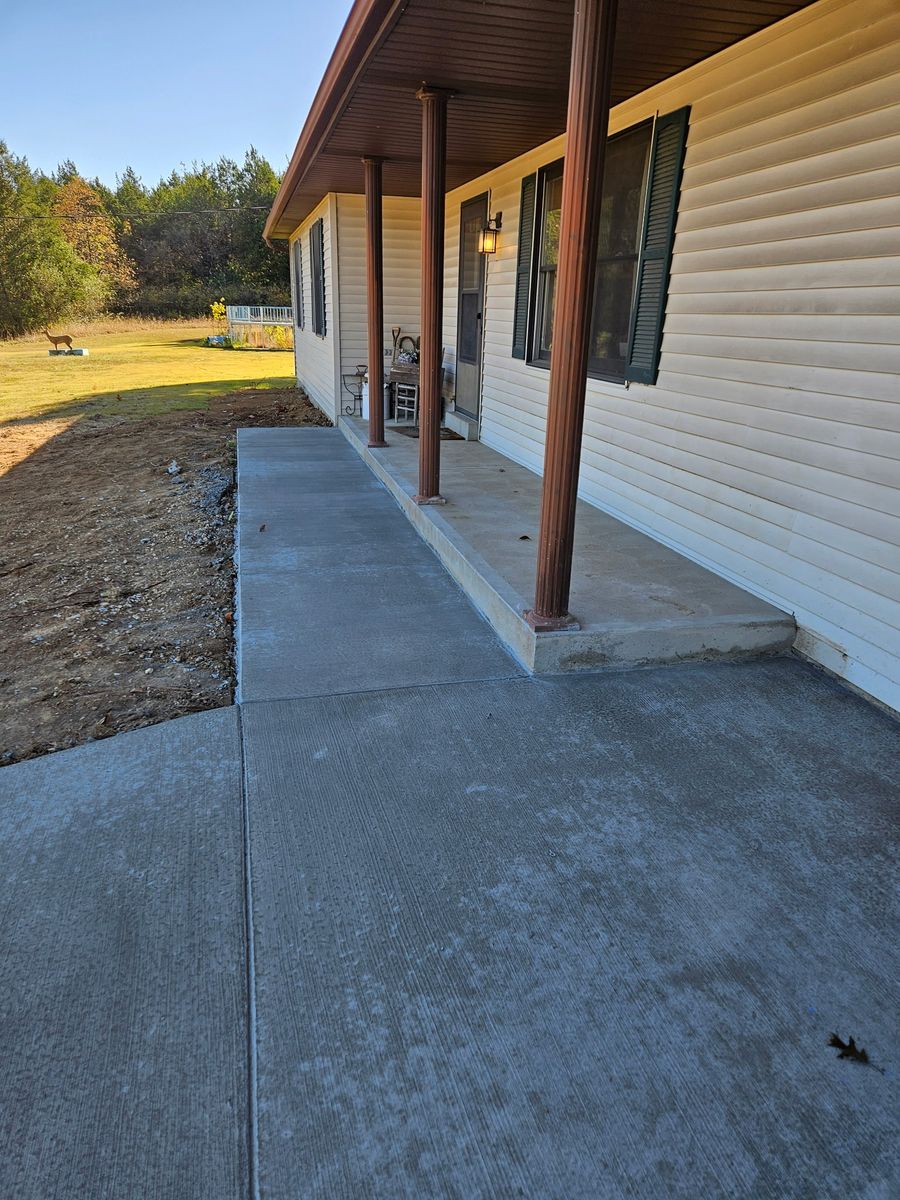 Concrete Work for NNS Contracting in St. Louis,  MO