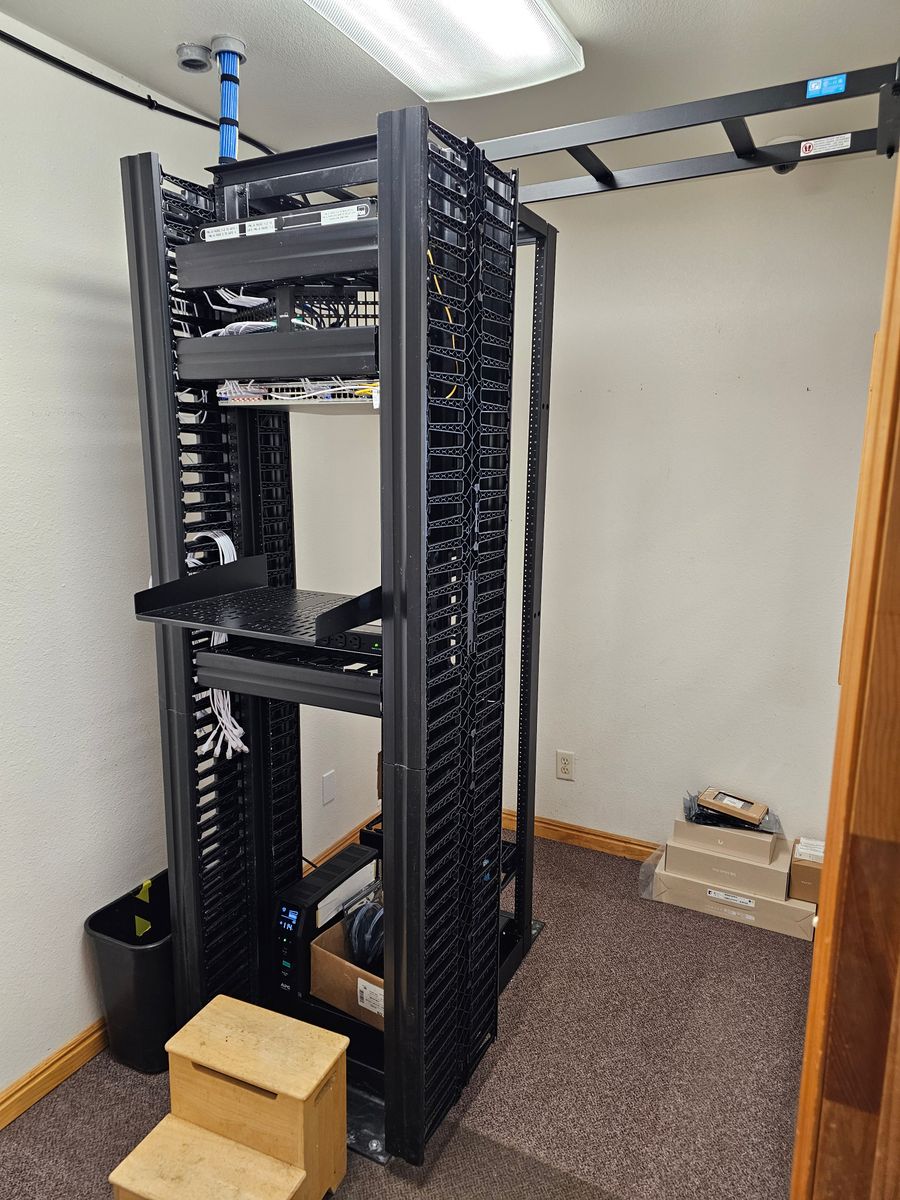 Structured Data Cabling/Network Infrastructure for White Sands Communications & Electric in Rigby, ID