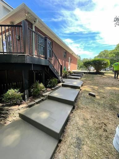 Stair Design & Installation for Buckel Concrete in New Albany, IN