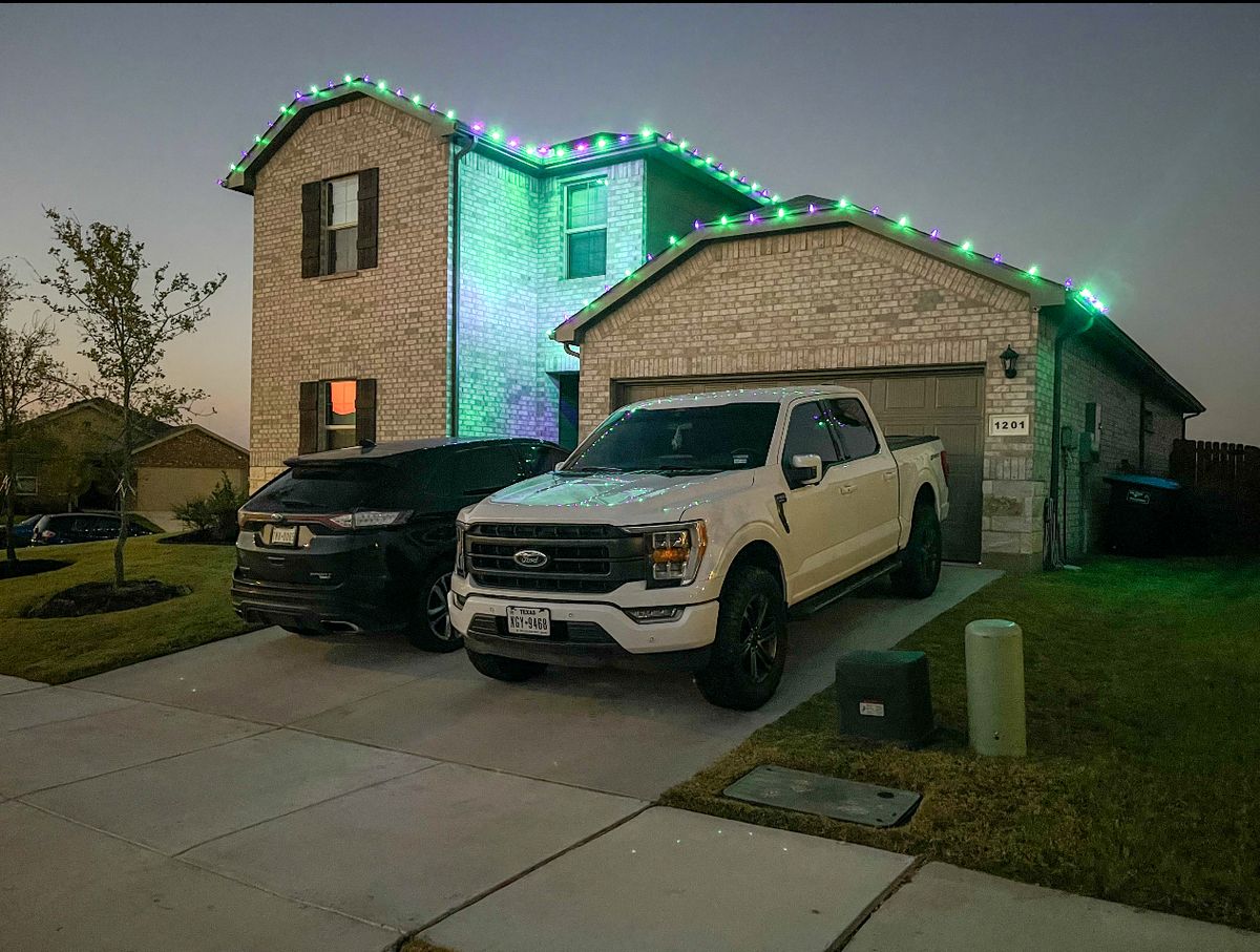 Christmas Lights for Landscape Legends in Roanoke, TX