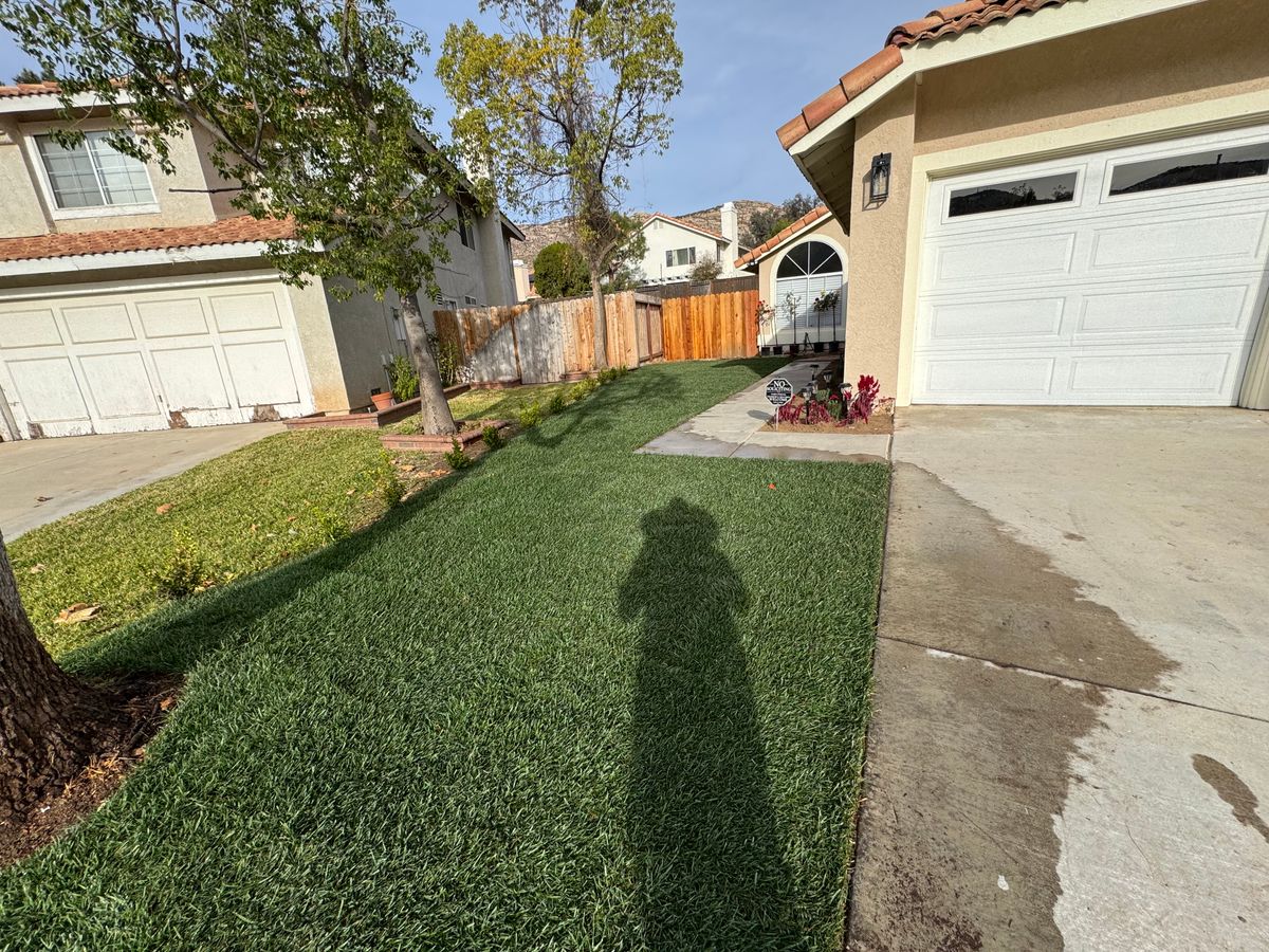 Artificial Turf Installation for Aidan Jade Landscaping in Riverside County, CA