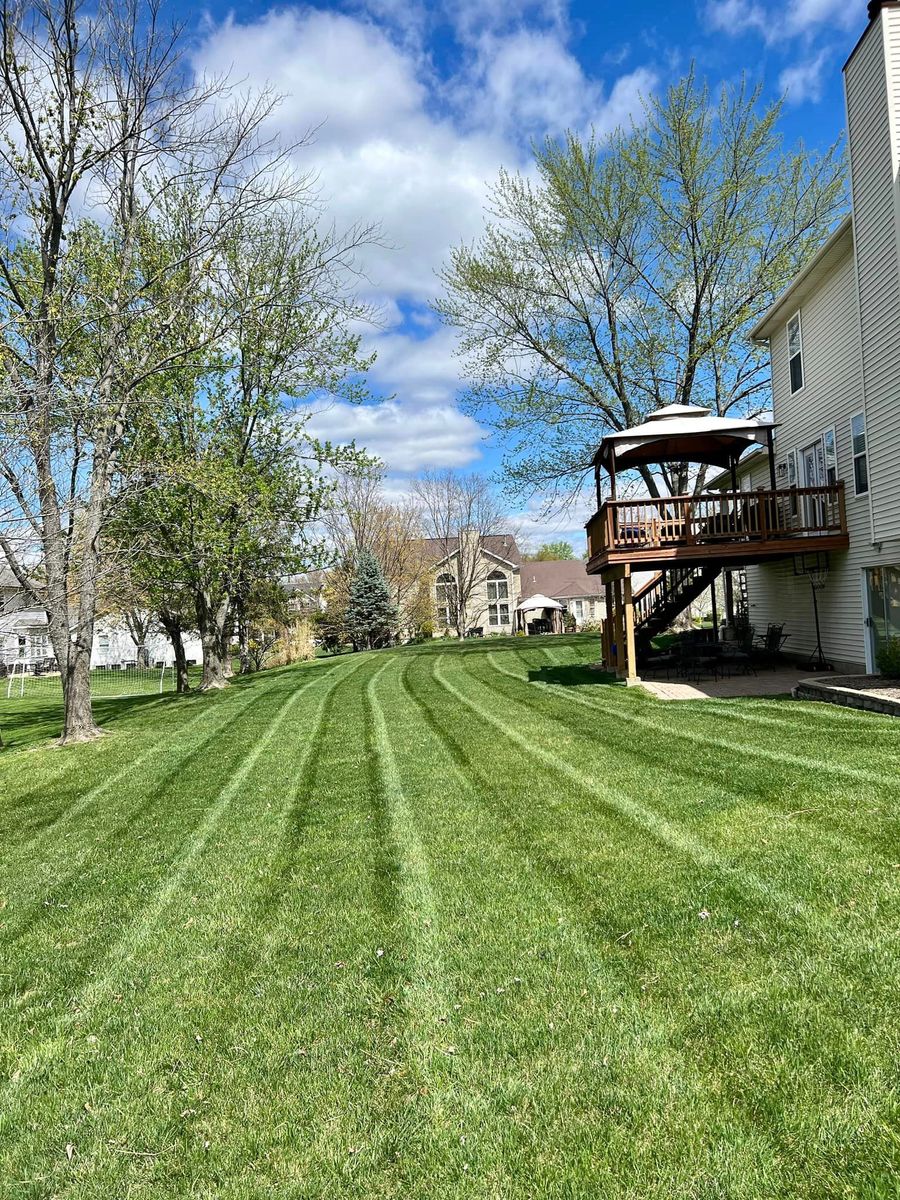 Mowing for Green Sweep Lawn and Landscape in Eureka, MO