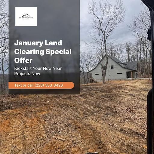 Land Clearing for TD Dirtworks in Tracy City, TN