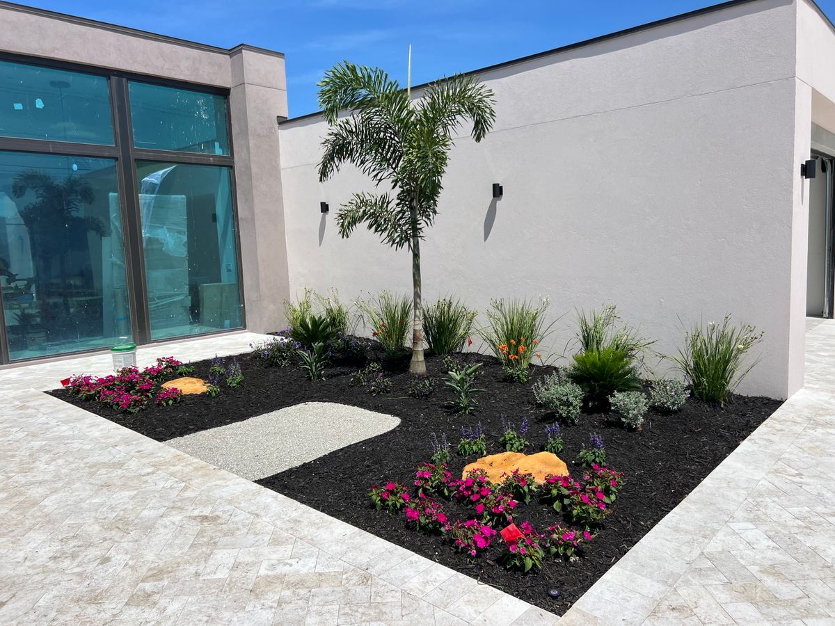 Landscape Design for An Extravagant Landscape & Lawn Service in Delray, FL