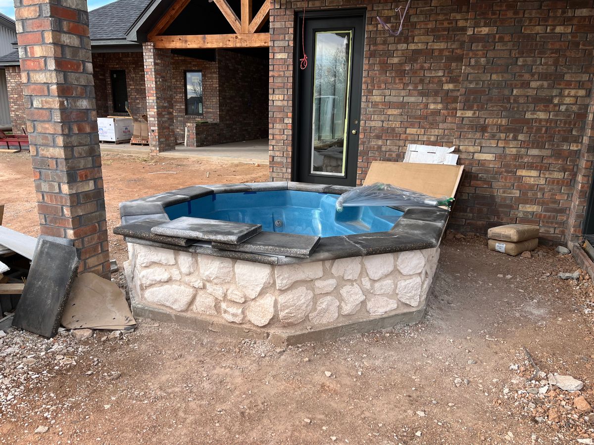 Custom Pool Construction for Cole Landscaping & Pools, LLC in Amarillo, TX