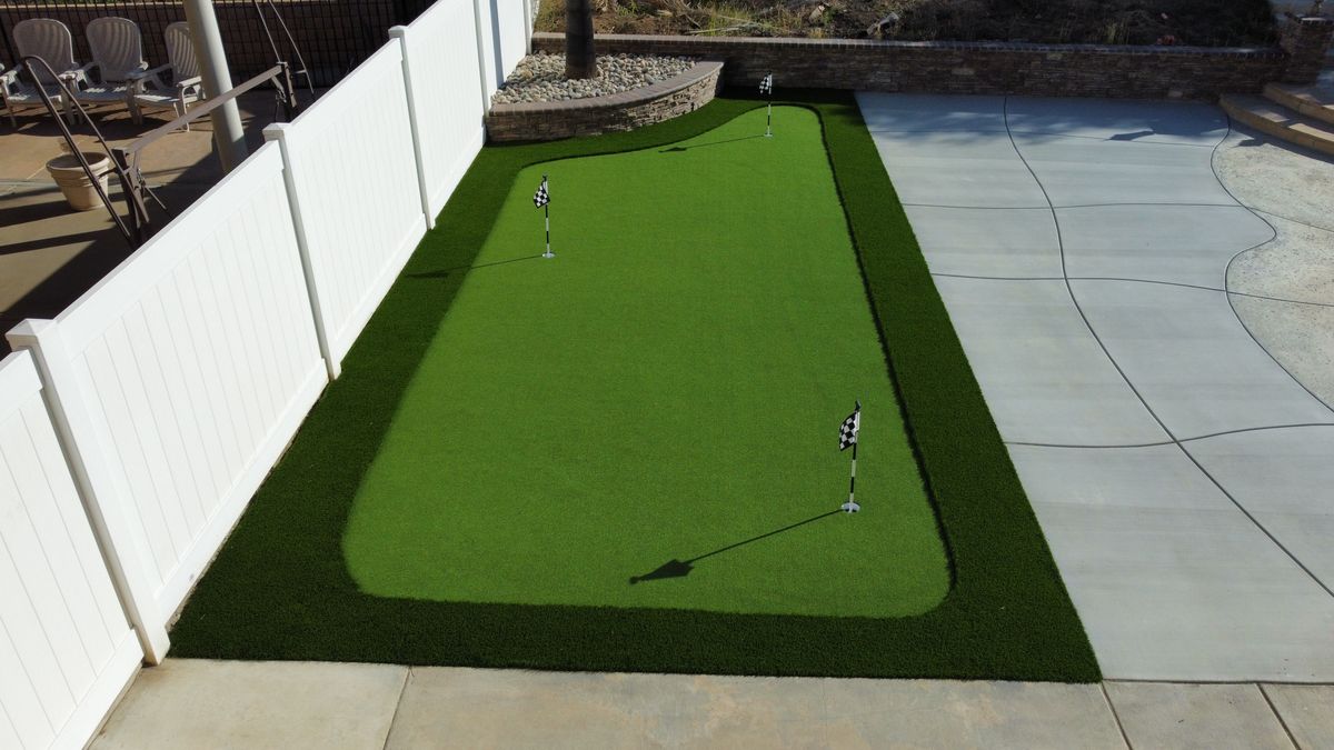 Putting Greens for Aidan Jade Landscaping in Riverside County, CA