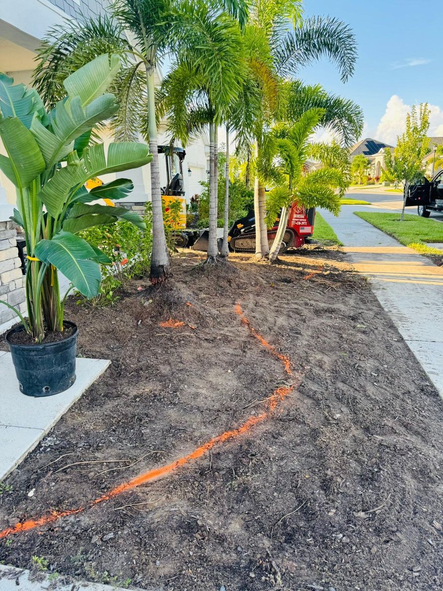 Land Grading for Shoreside Property Services in Apollo Beach, FL