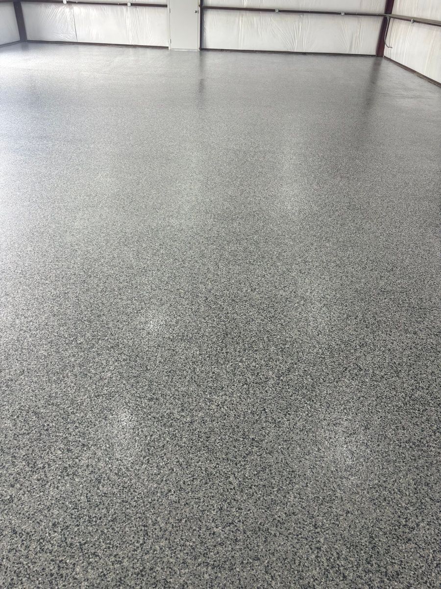 Epoxy Flooring Installation for Brazos Valley Concrete Coatings in Granbury, TX