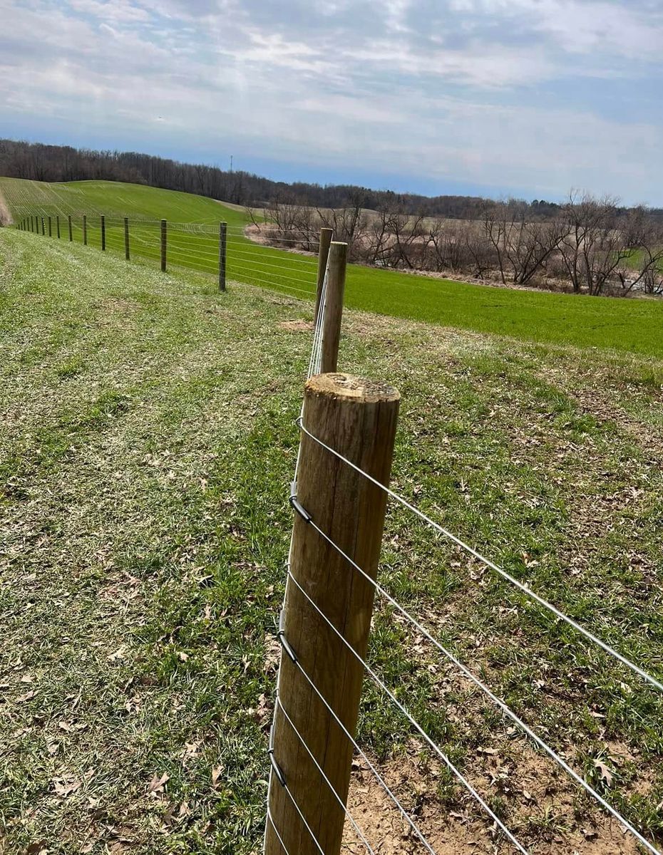 Fence Installation for Double H Fencing in Hartville, OH