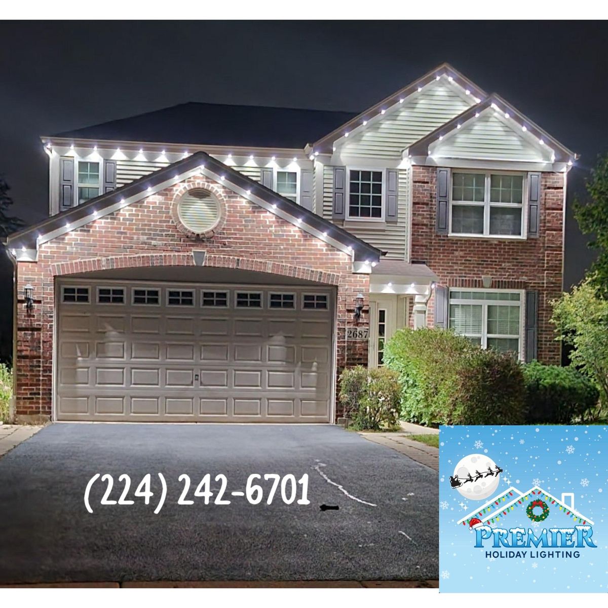 Permanent Lighting for Premier Lighting LLC in Lake County, IL