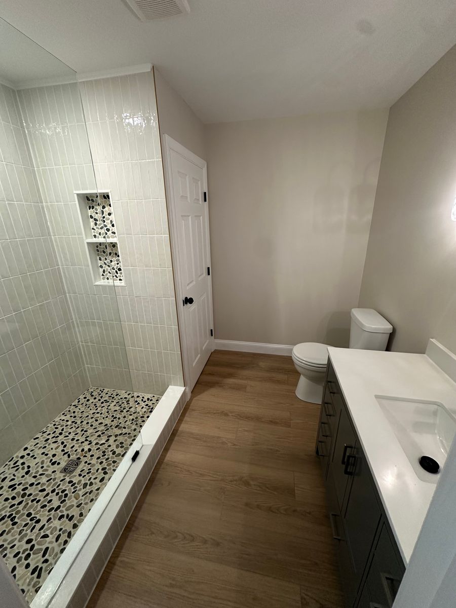 Bathroom Remodel for Chesapeake Solutions in Pasadena, MD