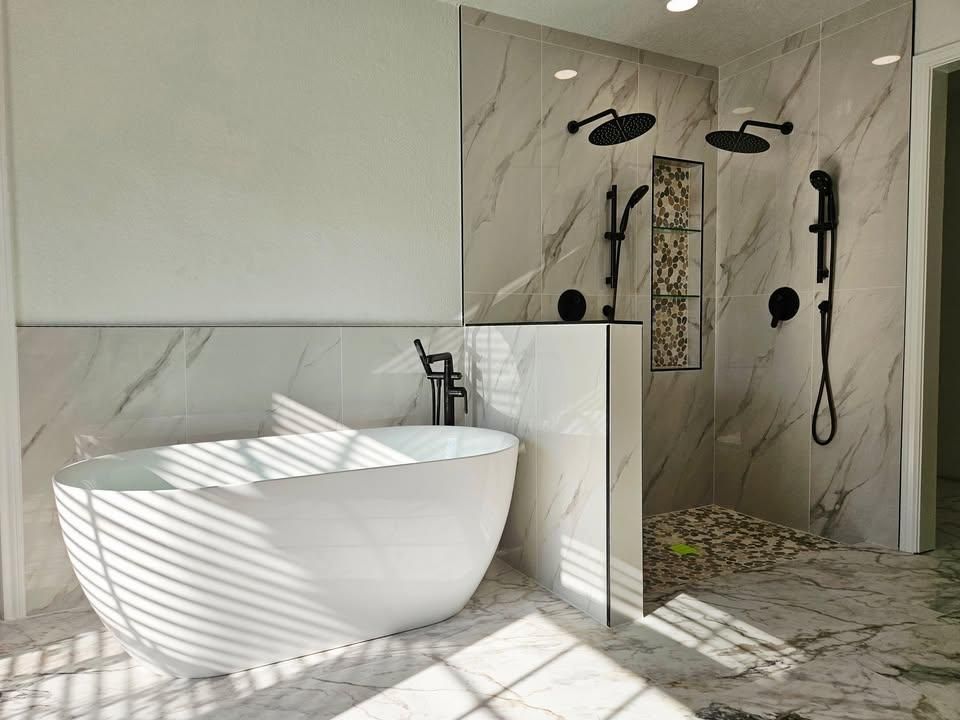 Custom Walk-In Showers for Tile-N-All in Denton, TX