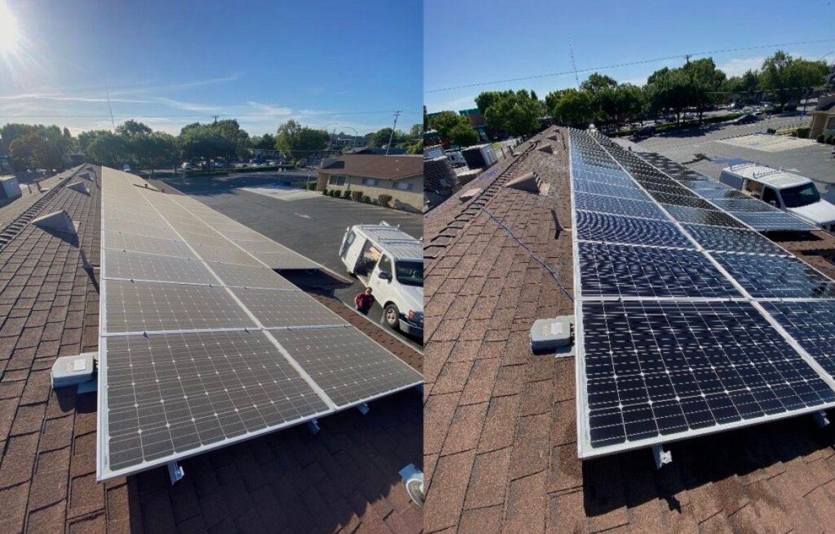 Solar panel cleaning for Premier Softwash in Bluffton, SC