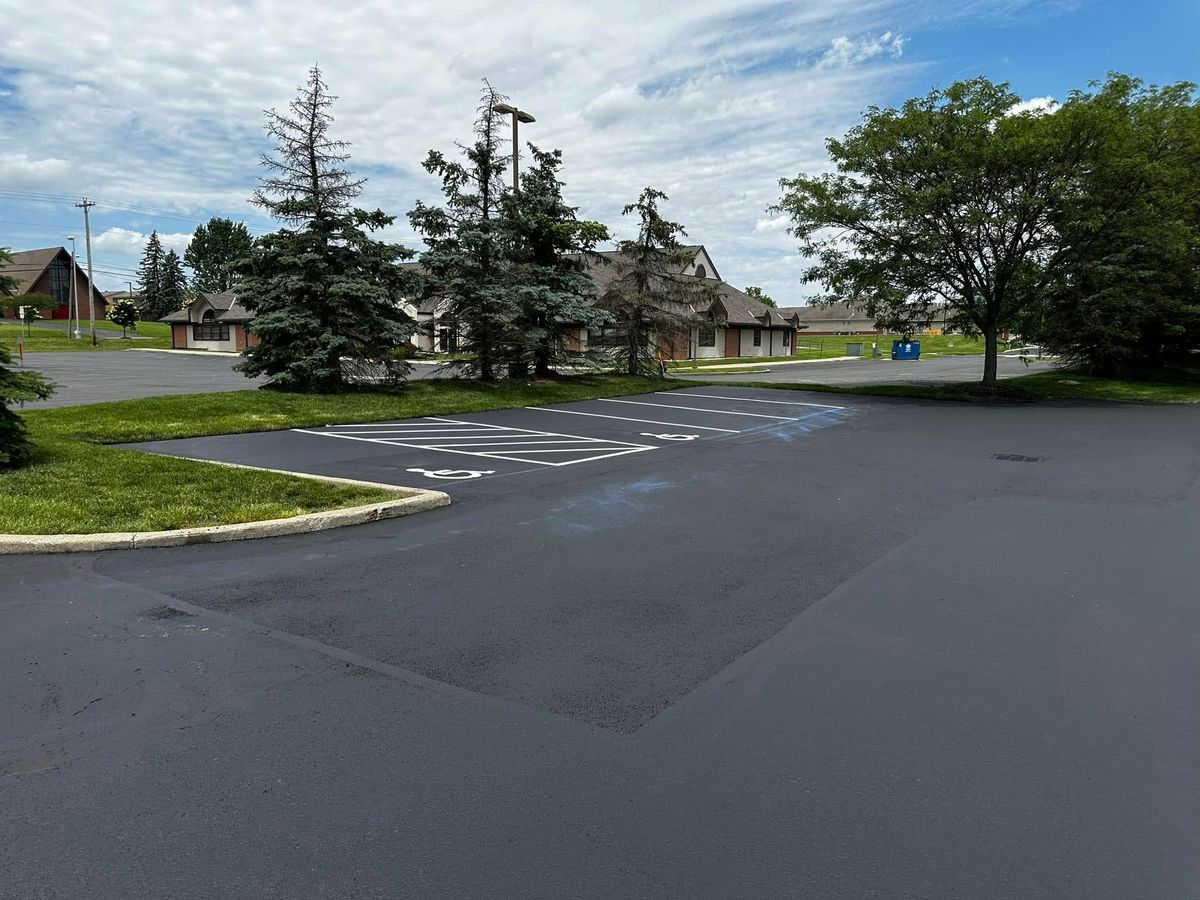 Parking Lot Striping for Ronnies Line Striping in Kenton, OH