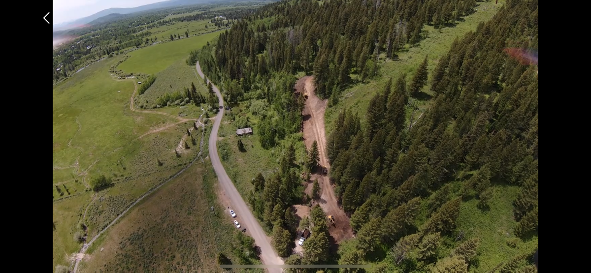 Land Clearing for Hansen Earth Works in Jackson, WY