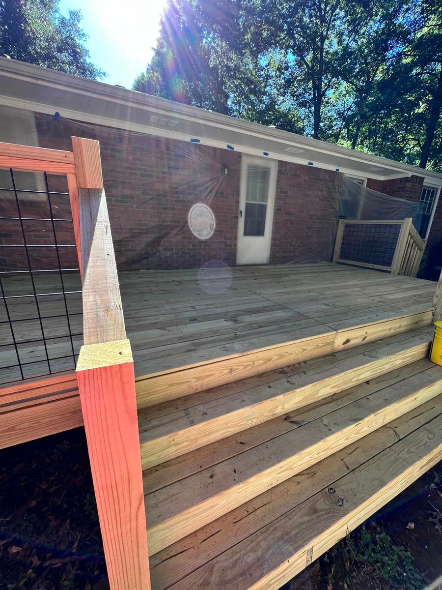 Deck & Patio Cleaning for D&C Services in Atlanta, GA
