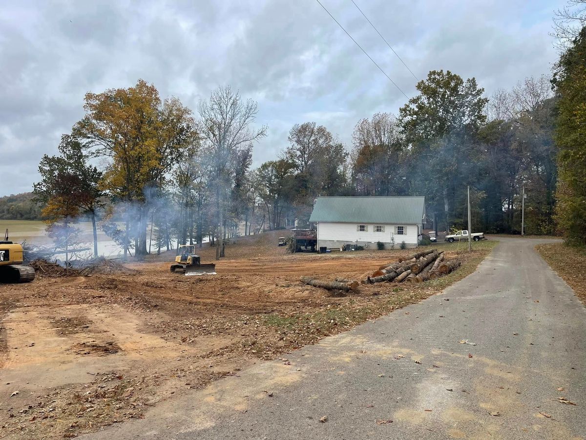 Site Preparation for Maness Trucking & Excavation in Lexington, TN