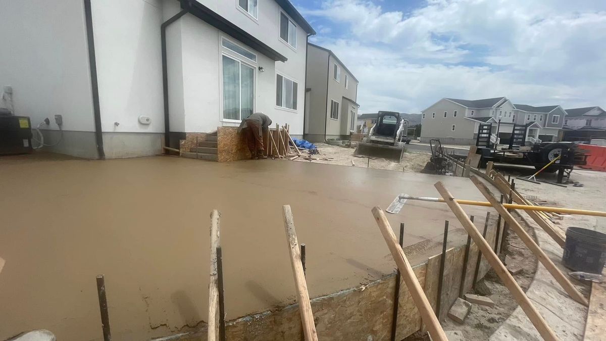 Grading & Excavating for Allcrete Concrete & Landscaping in Millcreek, UT