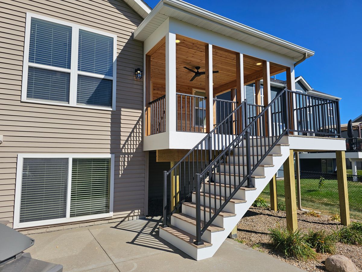 Deck & Patio Installation for AKM Construction & Contracting in Ely, IA