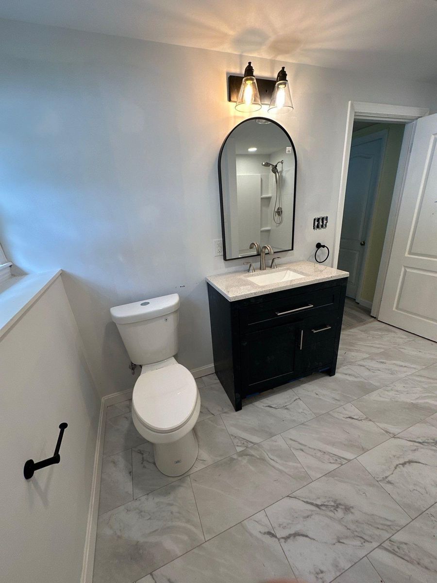 Bathroom Renovation for C&S Remodeling LLC in Hampstead, NH