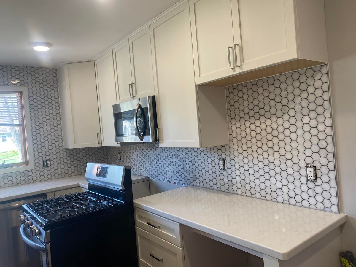 Kitchen Renovation for CSR Tile Construction in Fridley, MN