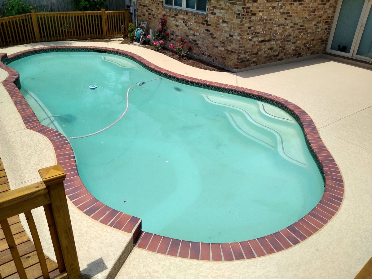 Pool Remodels for Texas Curb N Borders in Houston, TX