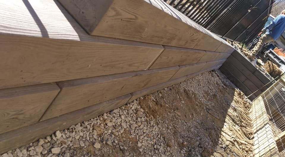 Retaining Wall Construction for The X Lawncare and Landscaping in Valencia, PA