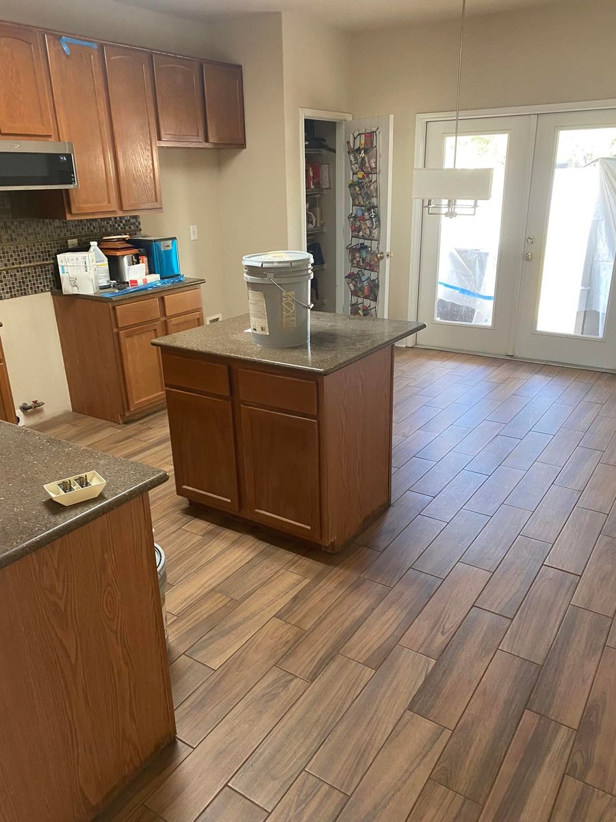 Kitchen Renovation for JVR TILE & Remodeling in San Antonio, TX