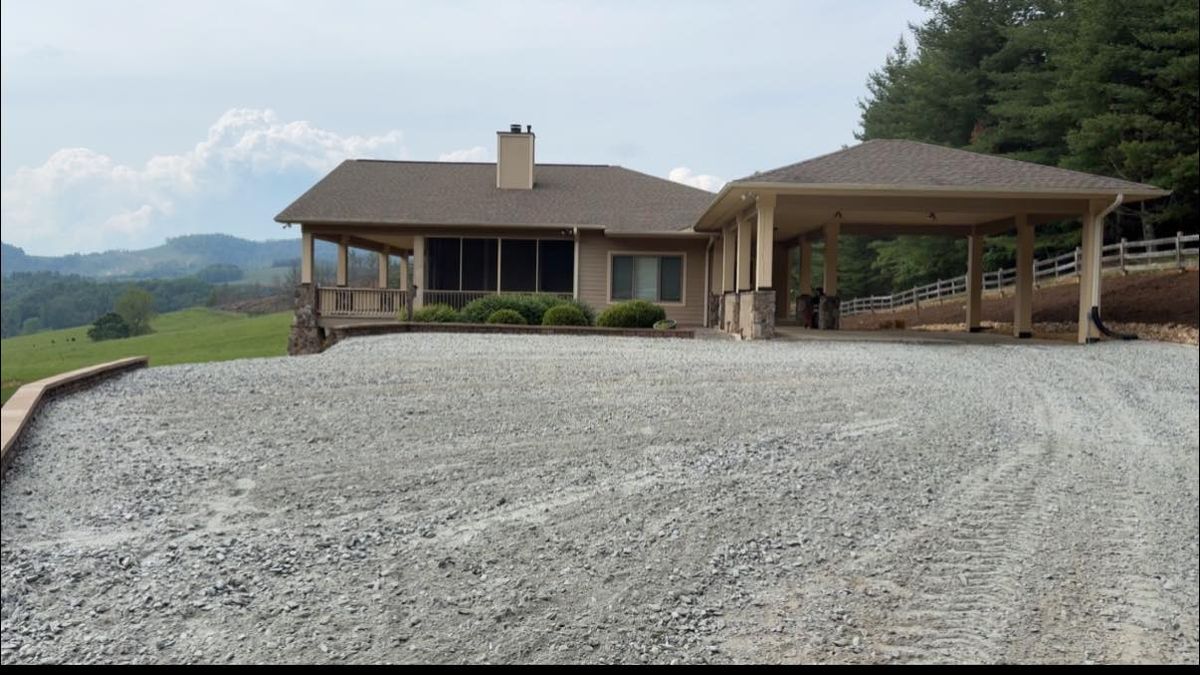 Paving for Old South Grading in Glade Valley, NC