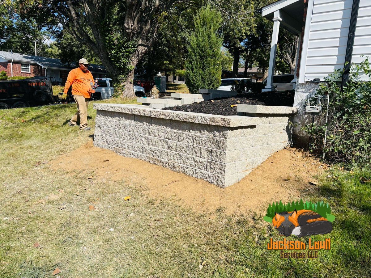 Retaining Walls for Jackson Lawn Services LLC in St Louis, MO