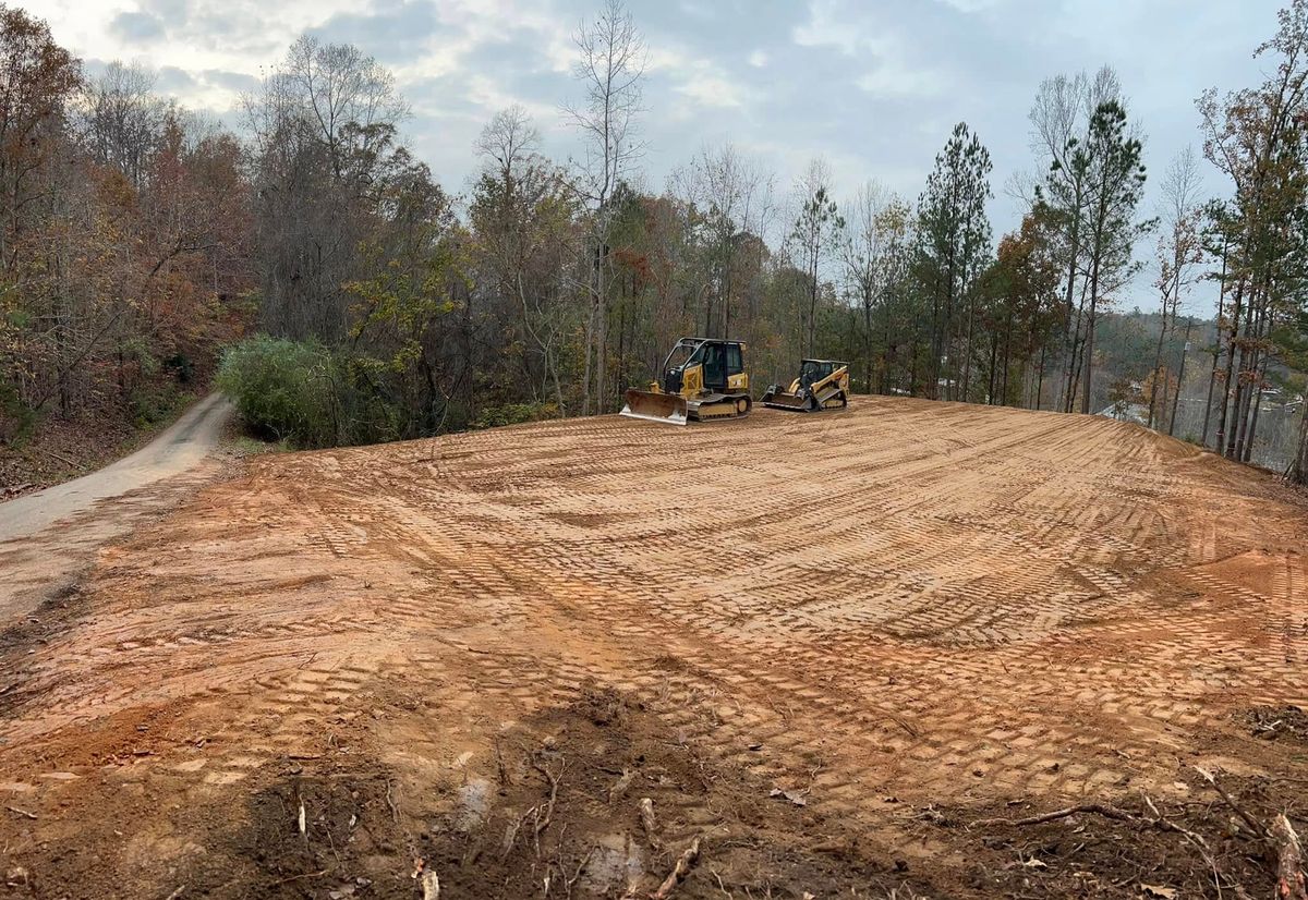 Land Grading for DC Construction Company LLC in Clanton, AL