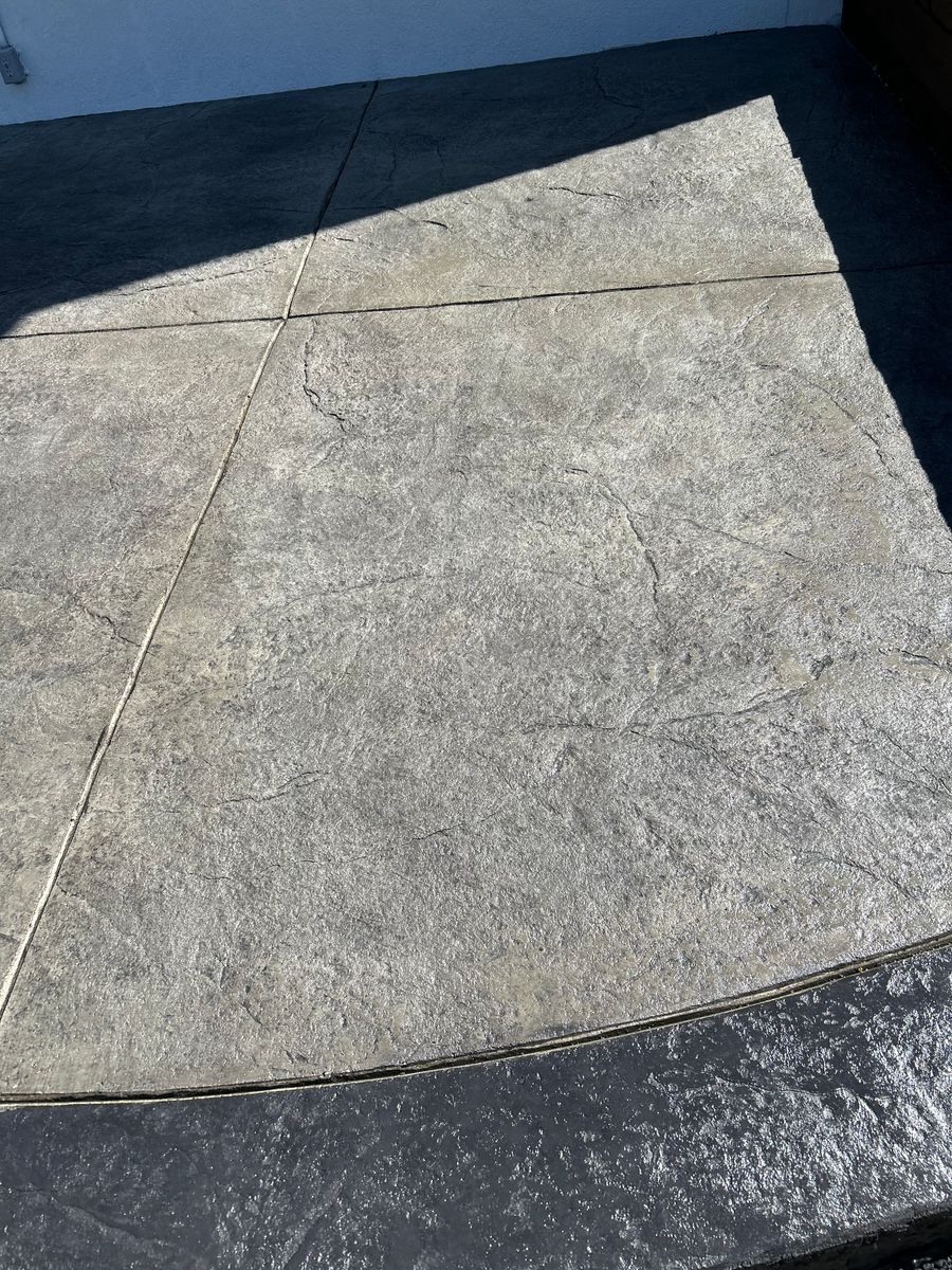 Stamped Concrete Installation for G&A Contracting, LLC  in Germantown, OH