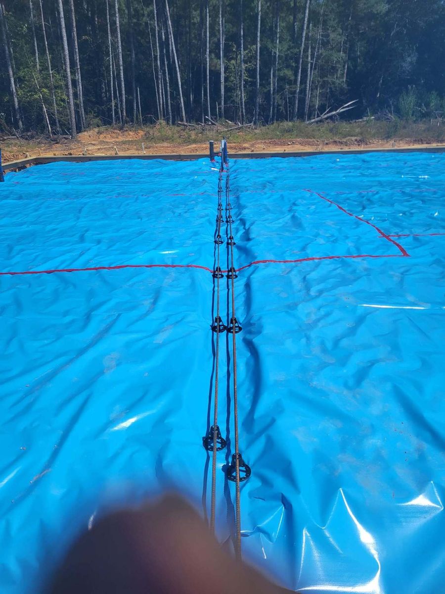 Concrete Slab Construction for Kerley's Concrete in Lancaster, SC