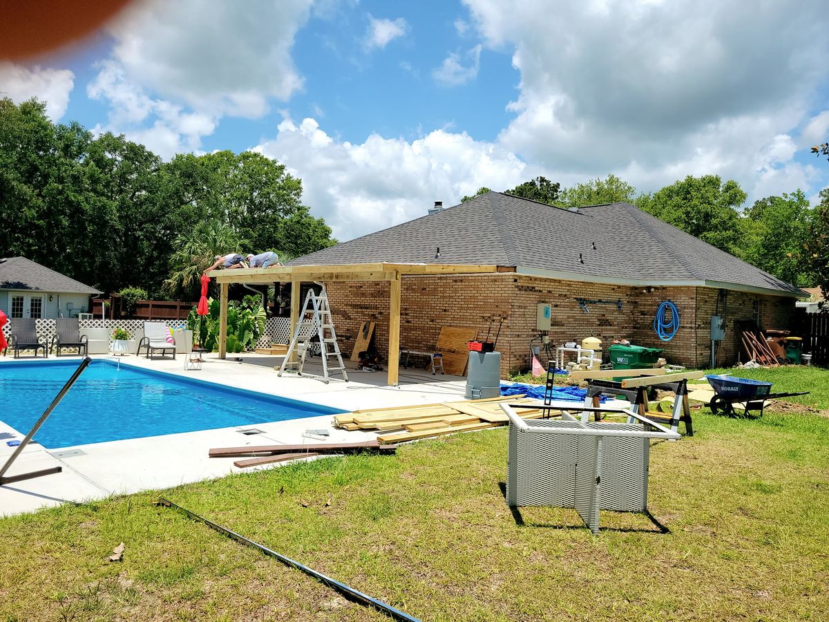 Deck & Patio Installation for Baker's Home Services in Vancleave, Mississippi