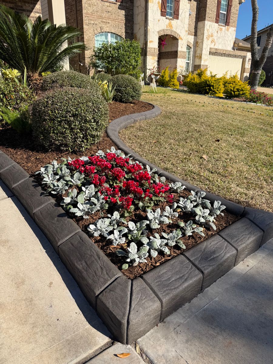 Landscaping for Texas Curb N Borders in Houston, TX