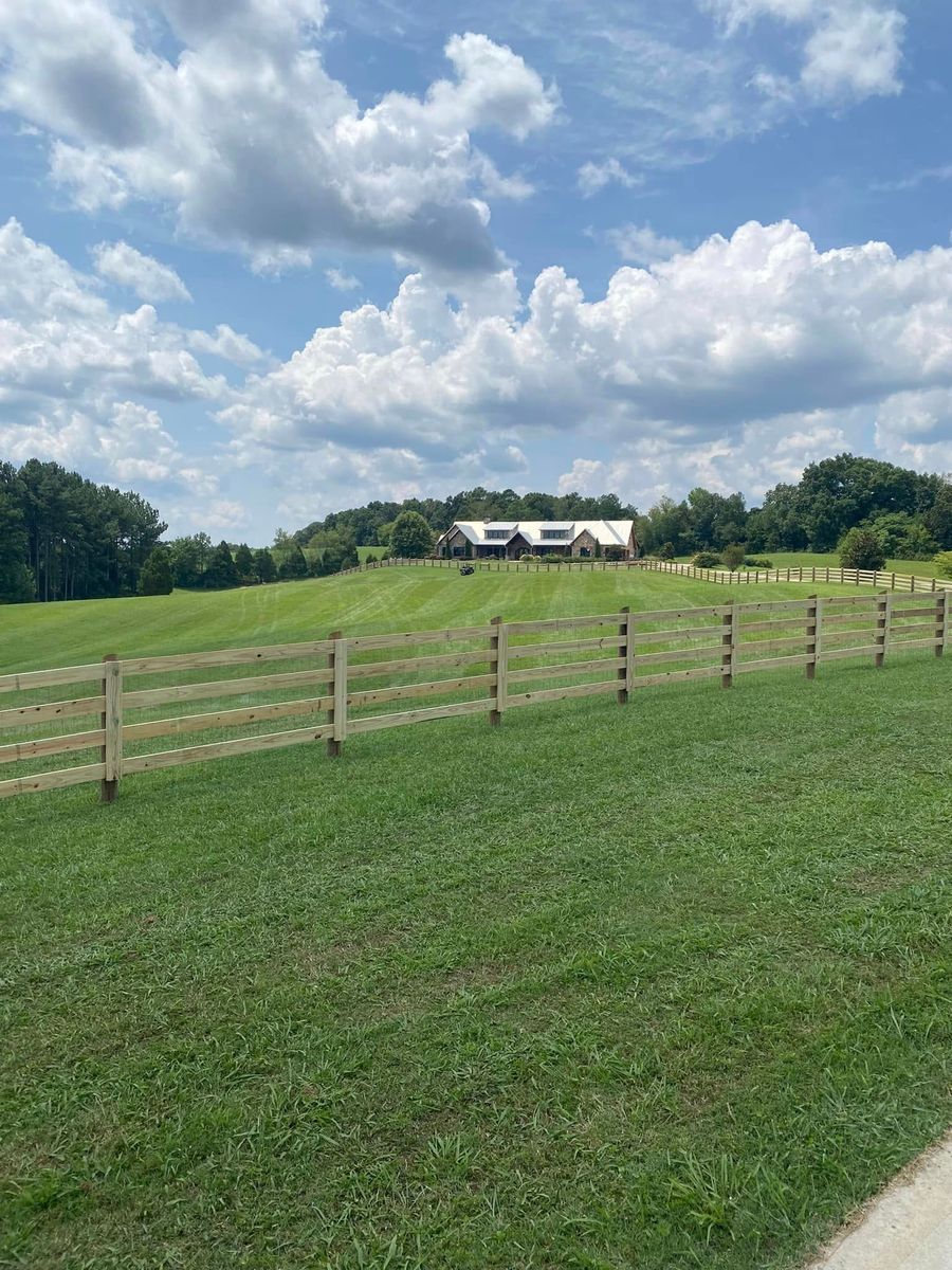 Fence Installation for A.D's Fencing Company in Madisonville, TN