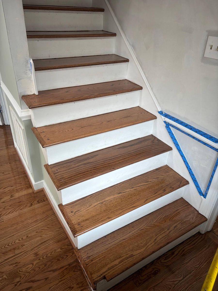 Refinishing hardwood flooring for Jason Tench Flooring LLC in Richmond, VA