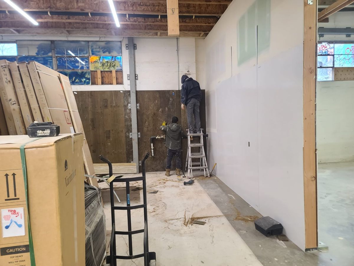 Drywall for Green O Construction in Portland, OR