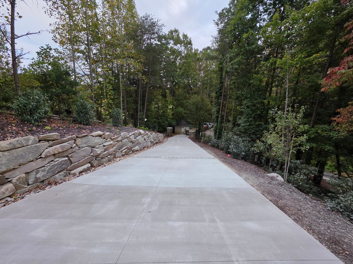 retaining walls for Acosta's Stone Work in Henderson, NC