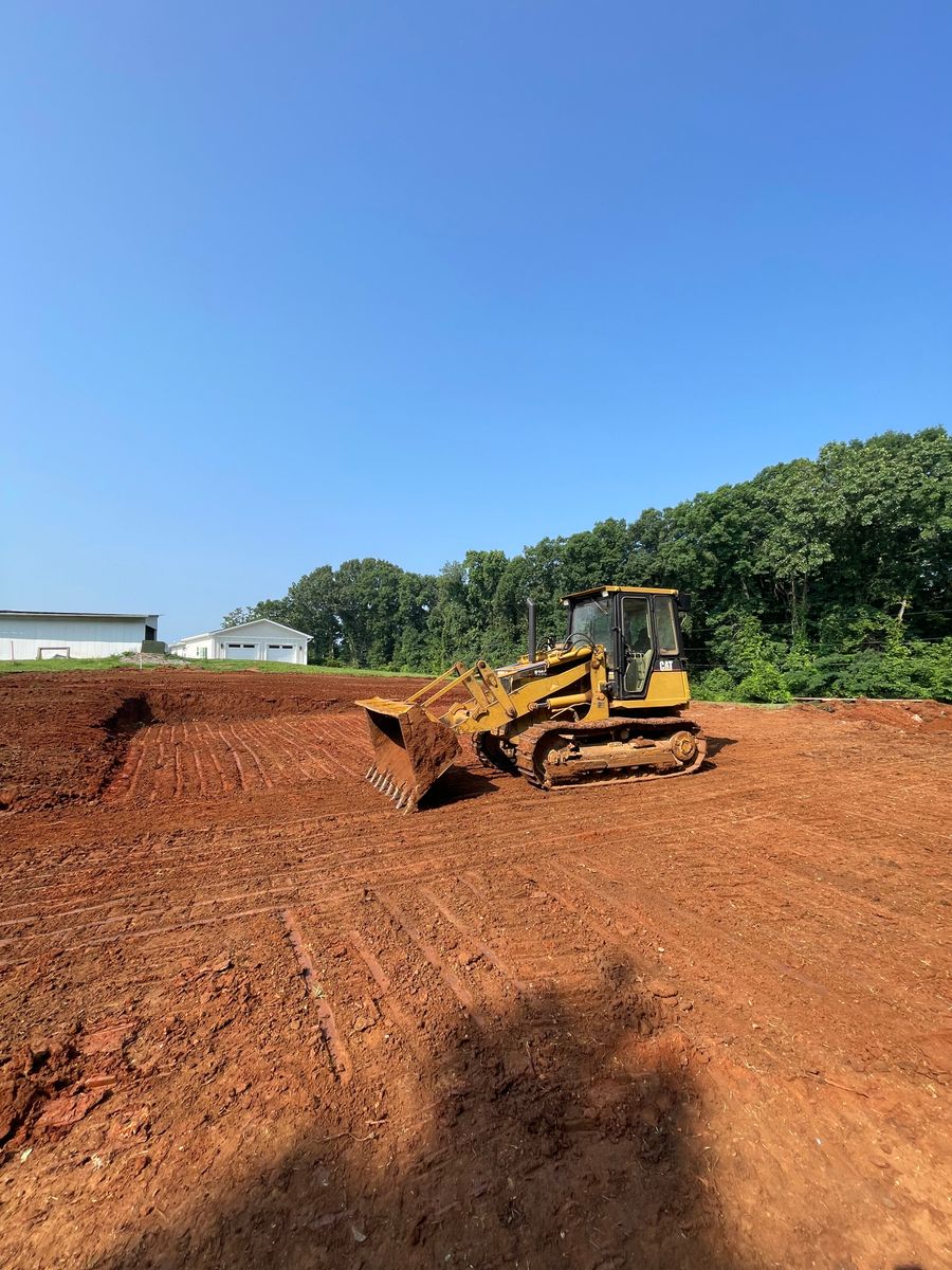 Site Preparation for Strange Excavating & Utilities in Lenoir City, TN