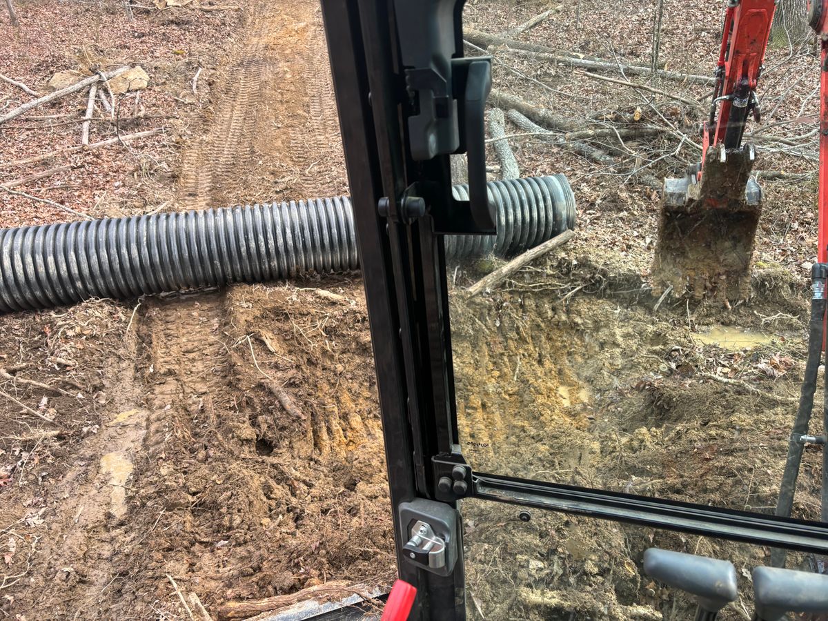 Drainage Installation for TD Dirtworks in Tracy City, TN