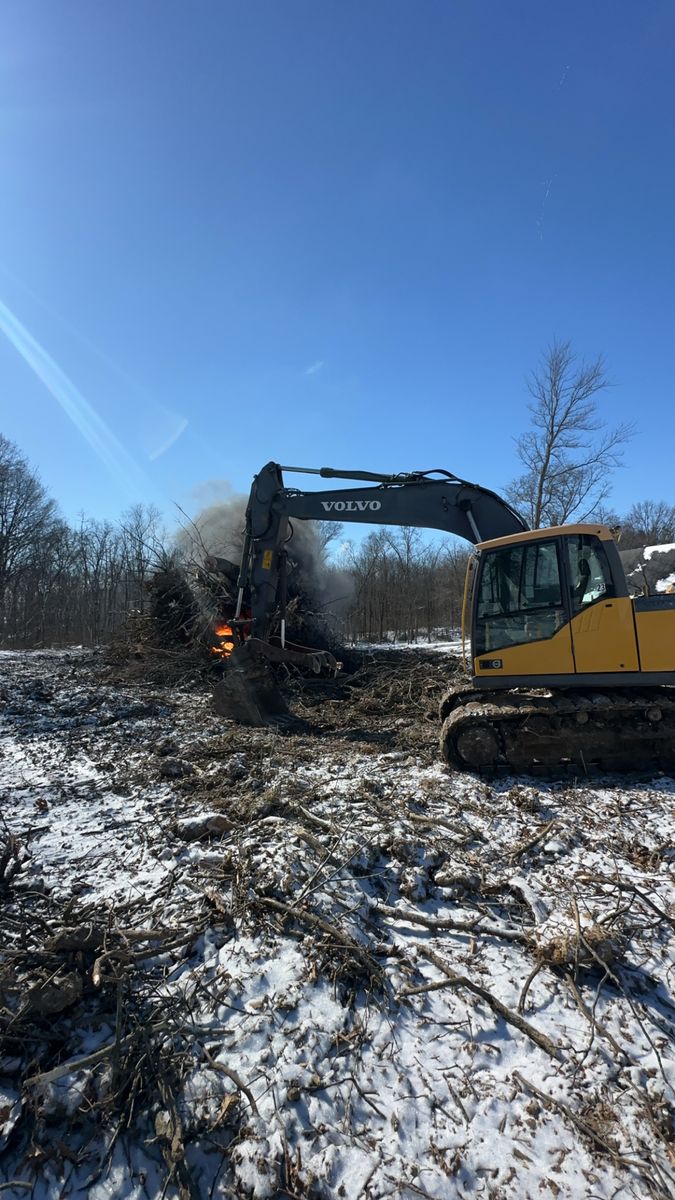 Land Clearing for Travis Excavating LLC in Olney,, IL