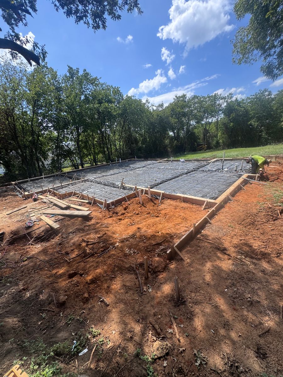 Concrete Foundations for NTX Outdoors Concrete and Excavation LLC in Venus, TX