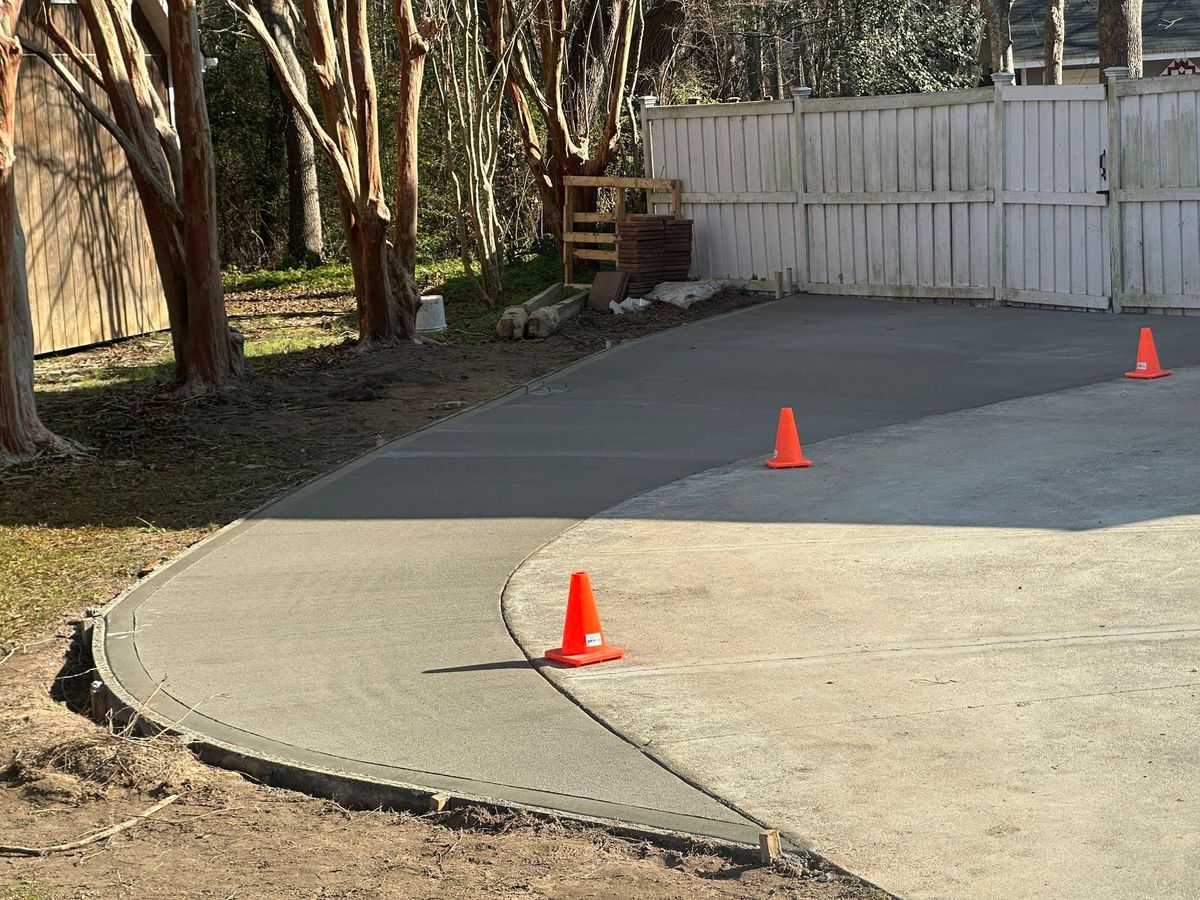 Concrete for Nature Tones Landscaping & Hardscaping in Hampstead, NC