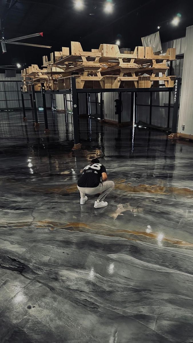 Metallic Epoxy for Top Coat Texas in Houston, TX