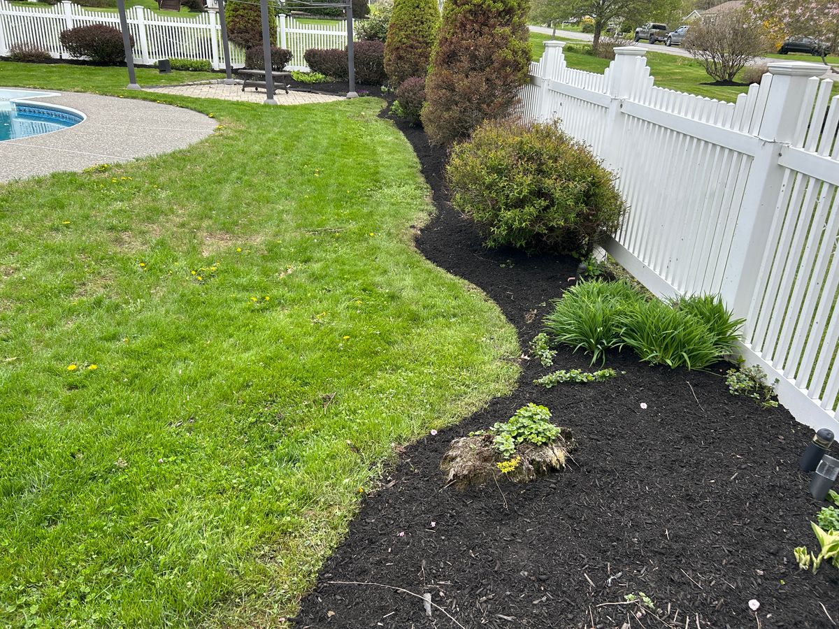 Mulch Installation for CM & Sons Landscaping LLC in Benton, ME