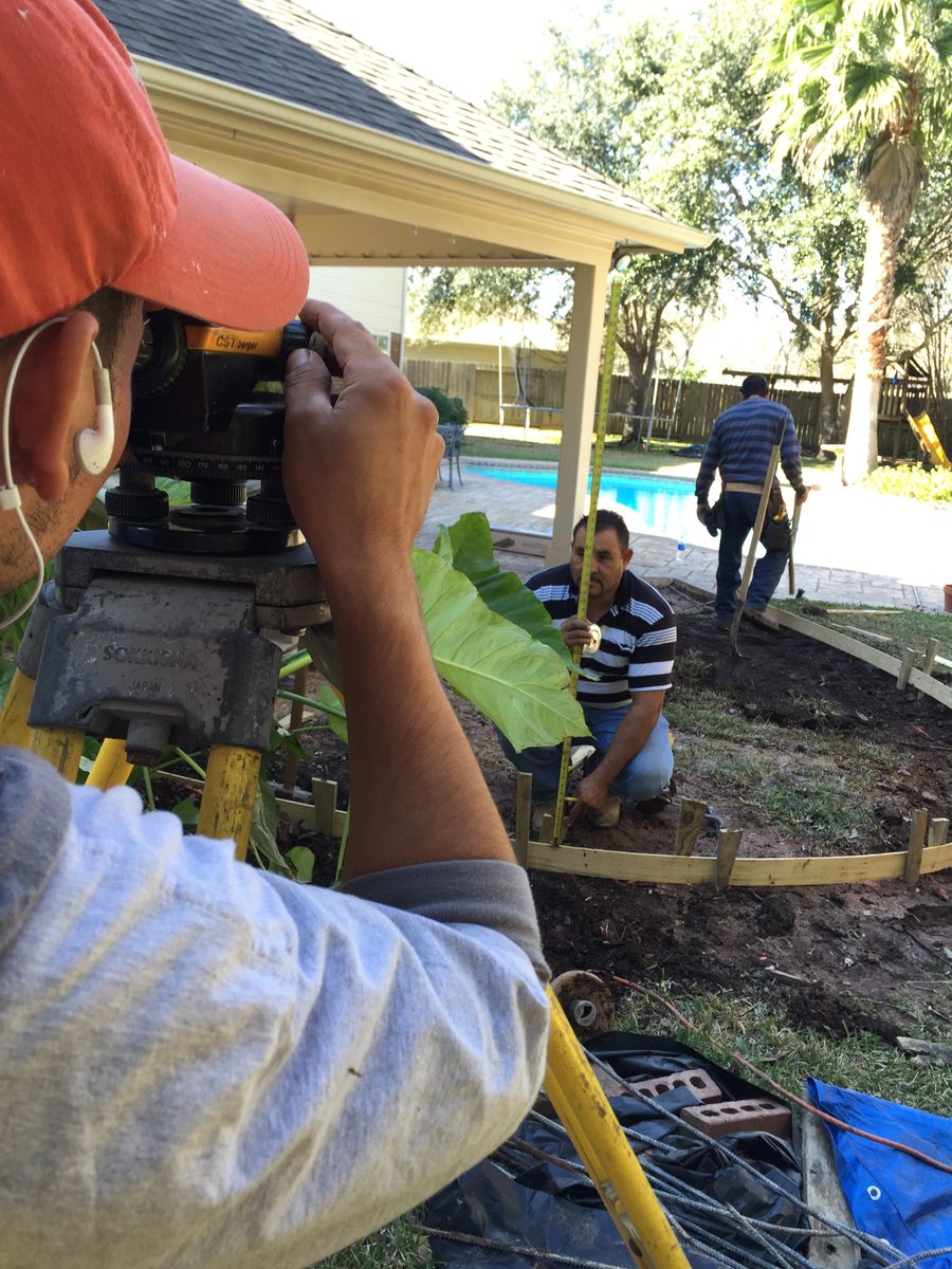 Pool Remodels for Texas Curb N Borders in Houston, TX
