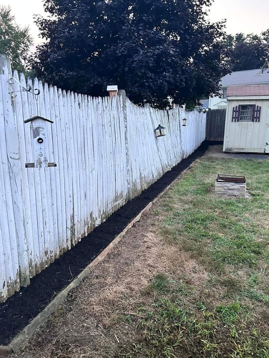 Mulch Installation for RK Outdoor Services in Weare, NH